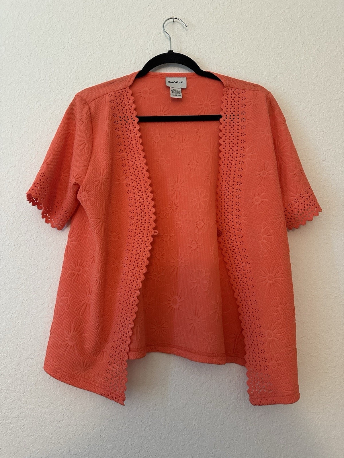Bonworth Sp Womenâs Orange Flower Open Chest Top